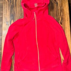Lululemon Red / Gold Full Zip Scuba